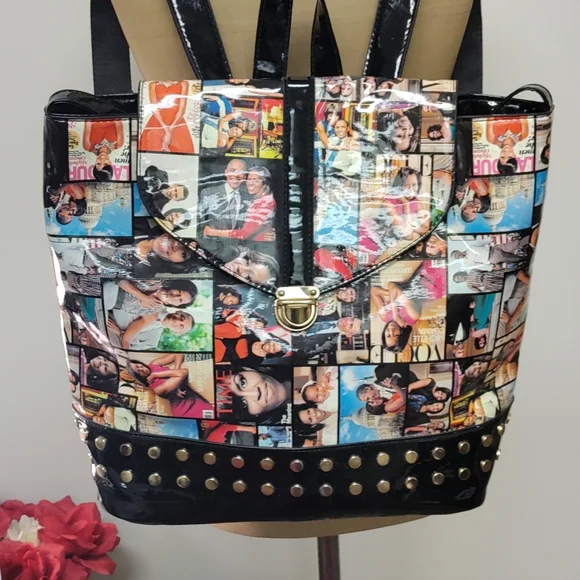Michelle Obama Black Back Pack When They Go Low We Go High - Michelle Obama main image 4